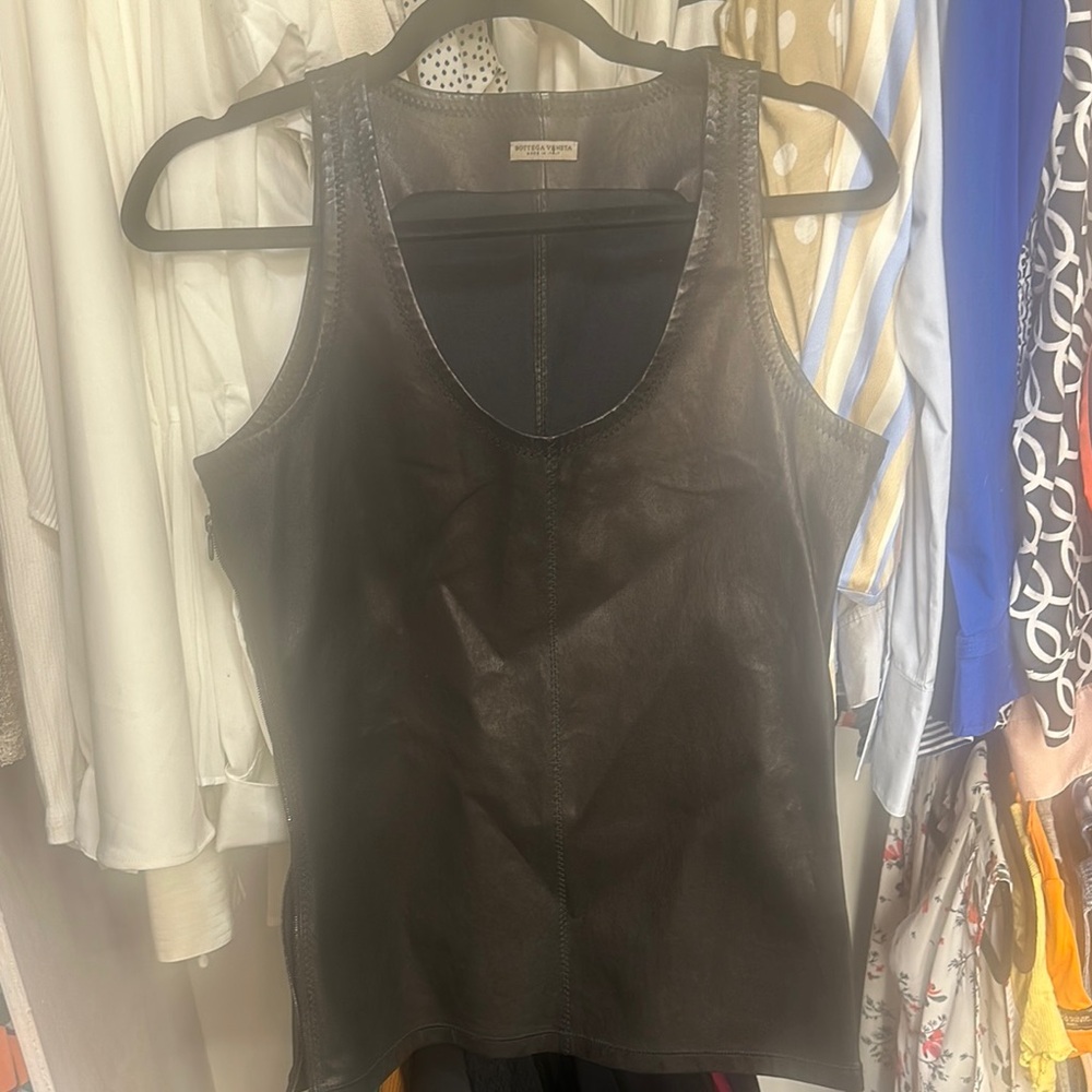 Vince Gray Fitted Tank Top